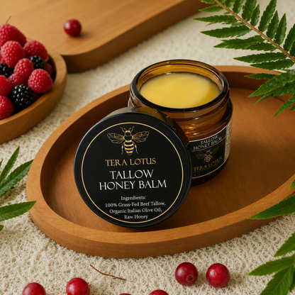 Organic Tallow Honey Balm - Moisturize & Soothe Your Skin The Natural Way