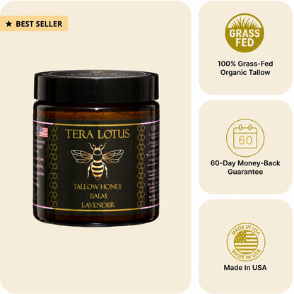 Organic Tallow Honey Balm - Moisturize & Soothe Your Skin The Natural Way